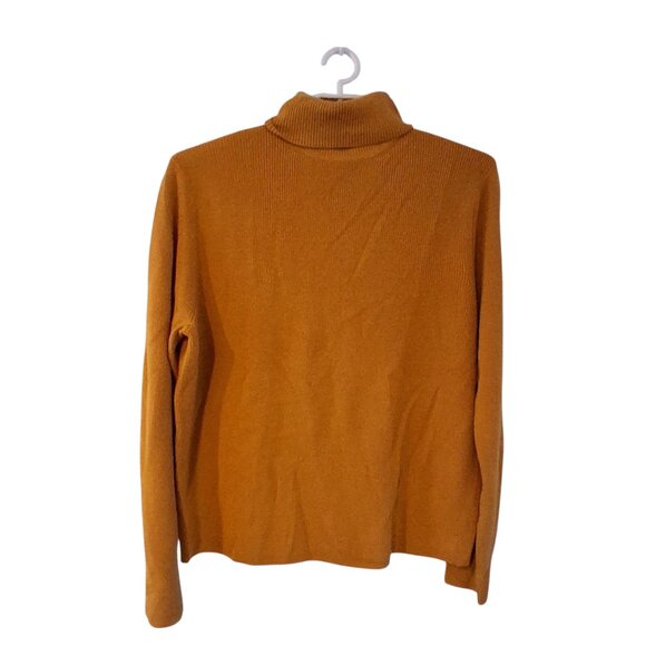 Todd Snyder New York Italian Merino turtleneck sweater mens XL mustard ribbed - Picture 1 of 4